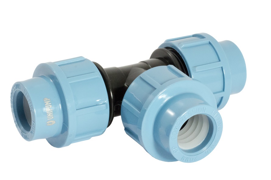 Unipump D32 Тройник Фитинг для труб ПНД