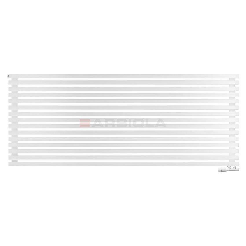 Arbiola Ritmo Gorizont V 2200-40-15 секций белый горизонтальный радиатор c нижним подключением