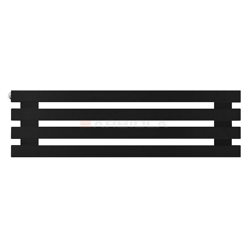 Arbiola Gorizont Ritmo H 1000-40-04 секции чёрный горизонтальный радиатор c боковым подключением Arbiola Gorizont Ritmo H 1000-40-04 секции чёрный горизонтальный радиатор c боковым подключением