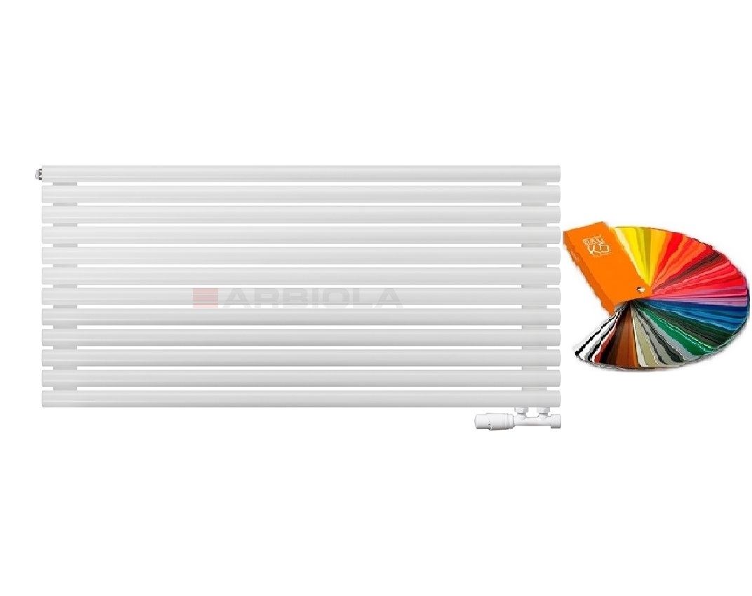 Arbiola Gorizont Iris V 1200-42-12 секции цветной горизонтальный радиатор c нижним подключением Arbiola Gorizont Iris V 1200-42-12 секции цветной горизонтальный радиатор c нижним подключением