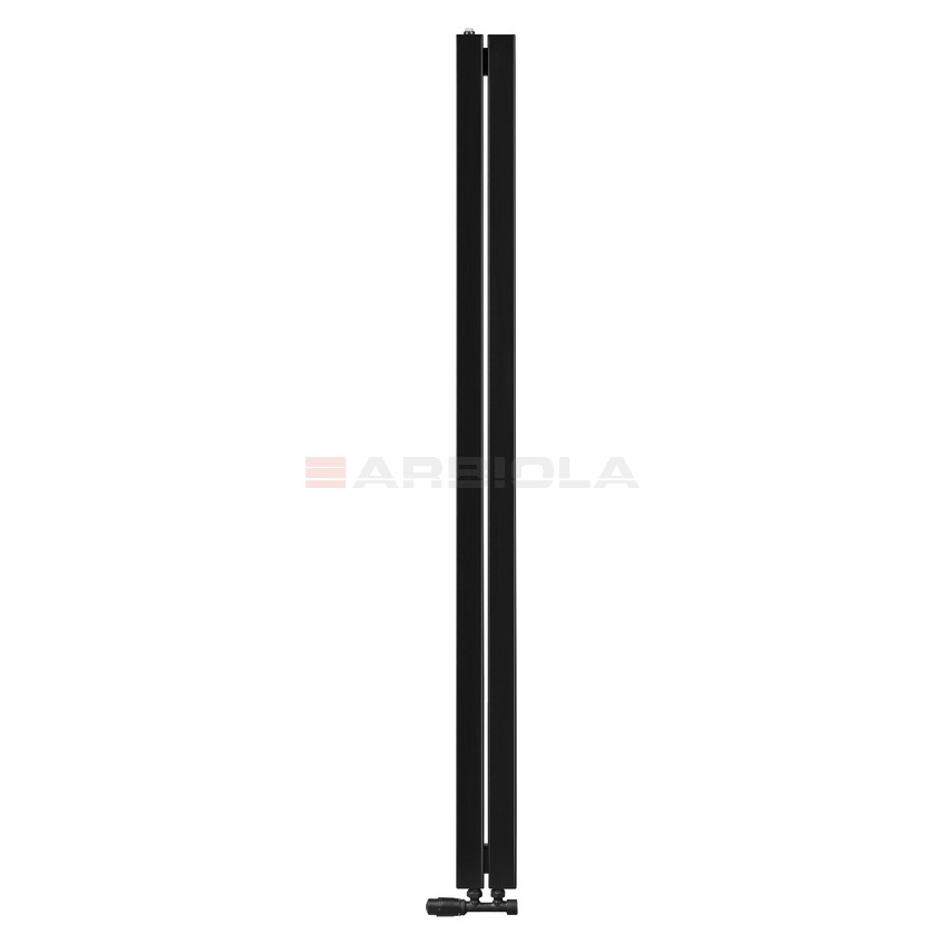 Arbiola Liner V 1750-36-02 секции черный вертикальный радиатор c нижним подключением Arbiola Liner V 1750-36-02 секции черный вертикальный радиатор c нижним подключением