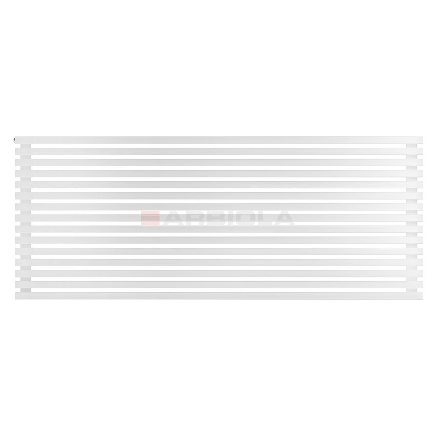 Arbiola Gorizont Ritmo H 2200-40-15 секций белый горизонтальный радиатор c боковым подключением Arbiola Gorizont Ritmo H 2200-40-15 секций белый горизонтальный радиатор c боковым подключением