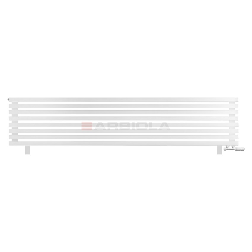 Arbiola Gorizont Ritmo VZ 2200-40-08 секций белый горизонтальный радиатор c нижним подключением (на ножках)