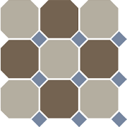 Top Cer Octagon New 4401+29 OCT11-A Beige 01 Coffe Brown 29 OCTAGON/Blue Cobalt 11 Dots 30x30 см Напольная плитка Top Cer Octagon New 4401+29 OCT11-A Beige 01 Coffe Brown 29 OCTAGON/Blue Cobalt 11 Dots 30x30 см Напольная плитка