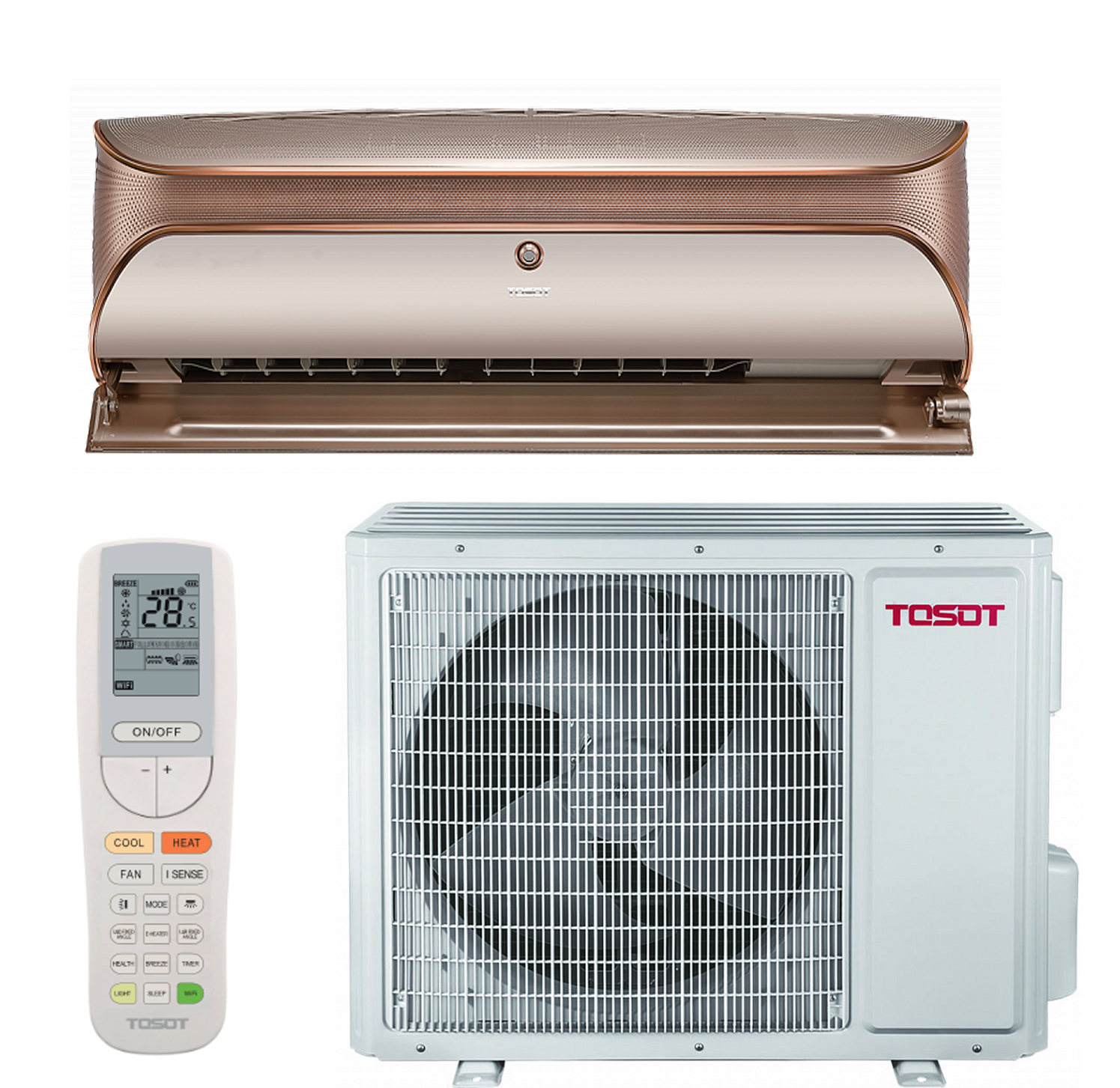 Tosot T09H-STR/I-G/T09H-STR/O Настенная сплит-система Inverter Tosot T09H-STR/I-G/T09H-STR/O Настенная сплит-система Inverter