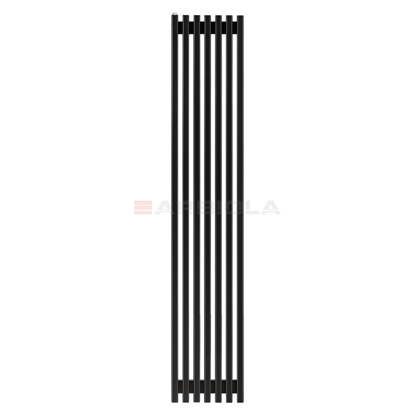 Arbiola Compact H 1750-63-07 секции черный вертикальный радиатор c боковым подключением Arbiola Compact H 1750-63-07 секции черный вертикальный радиатор c боковым подключением