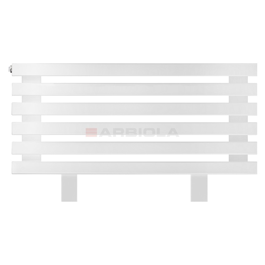 Arbiola Gorizont Ritmo HZ 1000-40-06 секций белый горизонтальный радиатор c боковым подключением (на ножках)