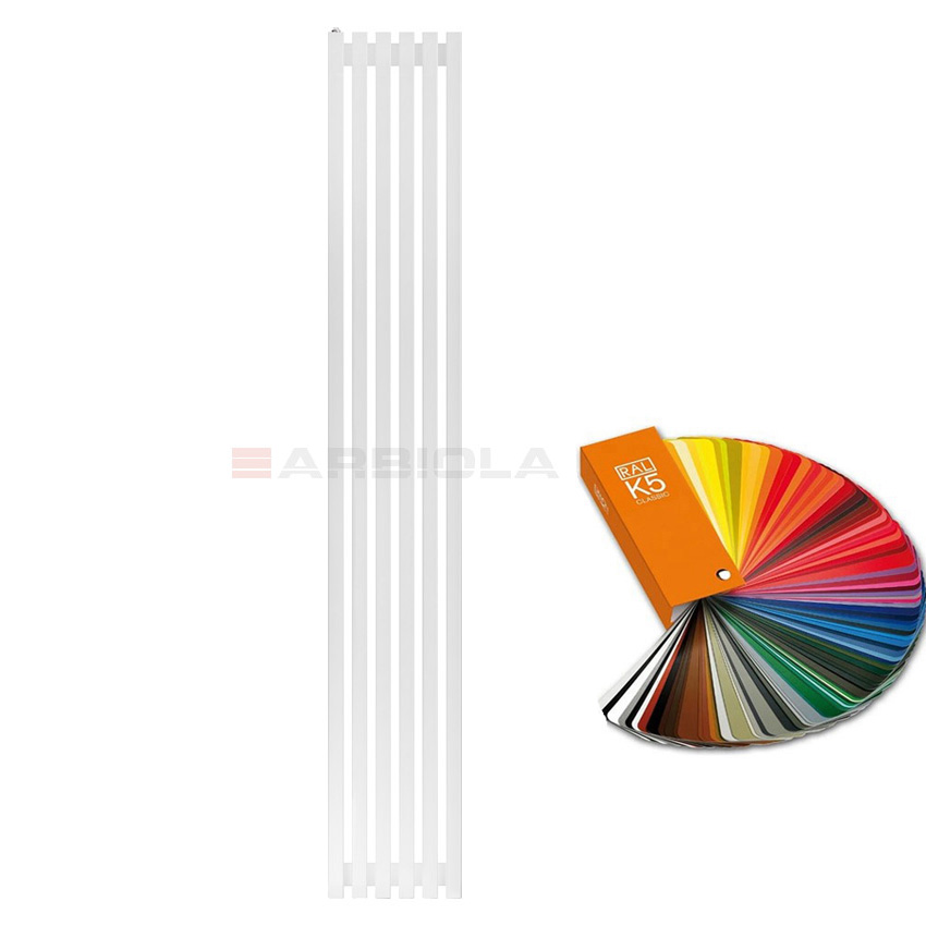 Arbiola Ritmo H 2200-40-06 секции цветной вертикальный радиатор c боковым подключением Arbiola Ritmo H 2200-40-06 секции цветной вертикальный радиатор c боковым подключением