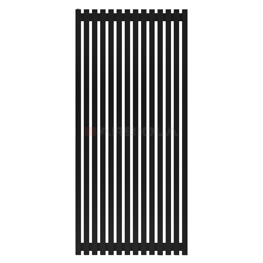 Arbiola Ritmo H 1800-40-14 секции черный вертикальный радиатор c боковым подключением Arbiola Ritmo H 1800-40-14 секции черный вертикальный радиатор c боковым подключением