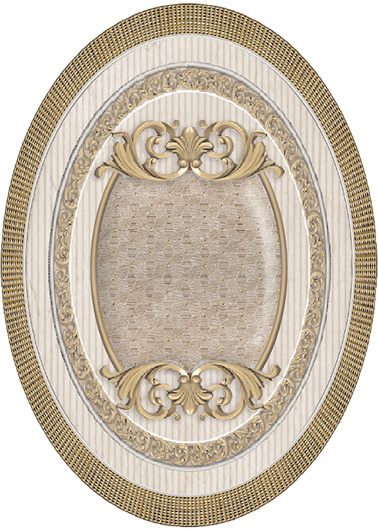 El Molino Venecia Plata-Beige Medallon 10x14 см Вставка El Molino Venecia Plata-Beige Medallon 10x14 см Вставка