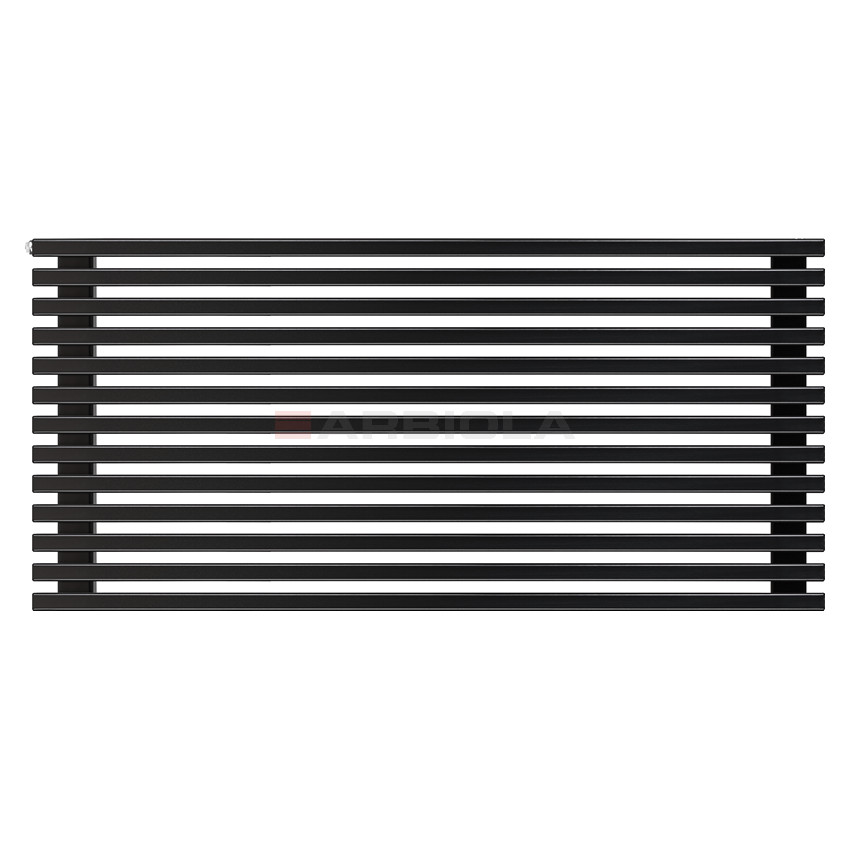 Arbiola Gorizont Compact H 1200-63-13 секции черный горизонтальный радиатор c боковым подключением Arbiola Gorizont Compact H 1200-63-13 секции черный горизонтальный радиатор c боковым подключением