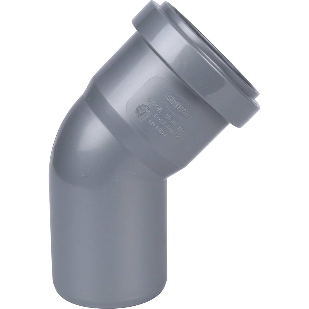 Sinikon Отвод ПП D50*45° Стандарт