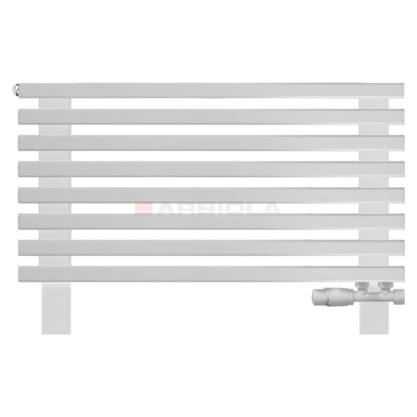 Arbiola Gorizont Compact VZ 750-63-08 секции белый горизонтальный радиатор c нижним подключением с ножками Arbiola Gorizont Compact VZ 750-63-08 секции белый горизонтальный радиатор c нижним подключением с ножками