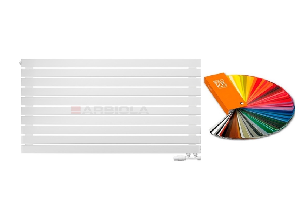 Arbiola Gorizont Liner V 1250-36-10 секции цветной горизонтальный радиатор c нижним подключением Arbiola Gorizont Liner V 1250-36-10 секции цветной горизонтальный радиатор c нижним подключением