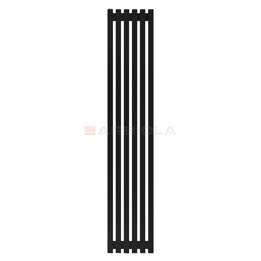 Arbiola Ritmo H 1800-40-06 секции черный вертикальный радиатор c боковым подключением