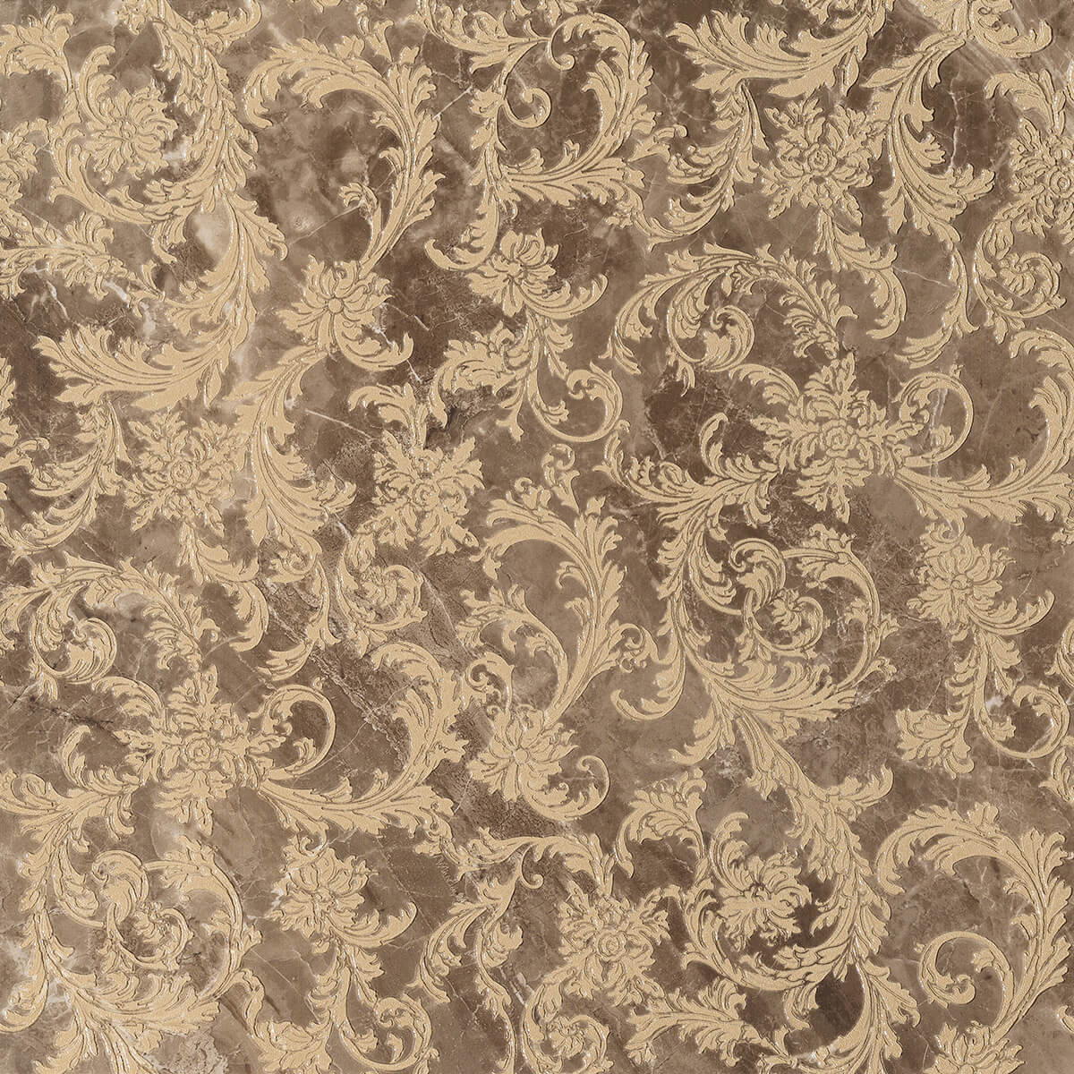 Versace Marble Mod.Barocco Marrone 58,5x58,5 см Декор Versace Marble Mod.Barocco Marrone 58,5x58,5 см Декор