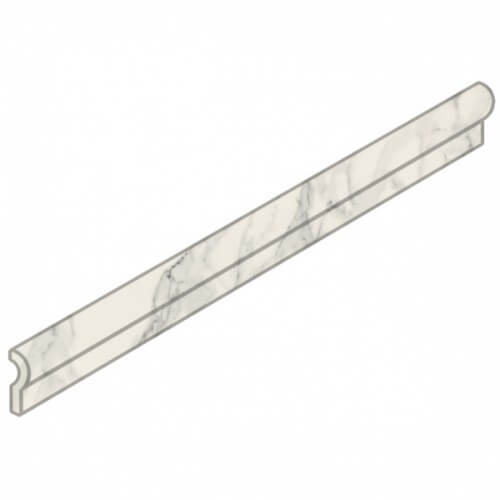 Caesar Anima Select Bianco Arabesco London 5x30 см Бордюр