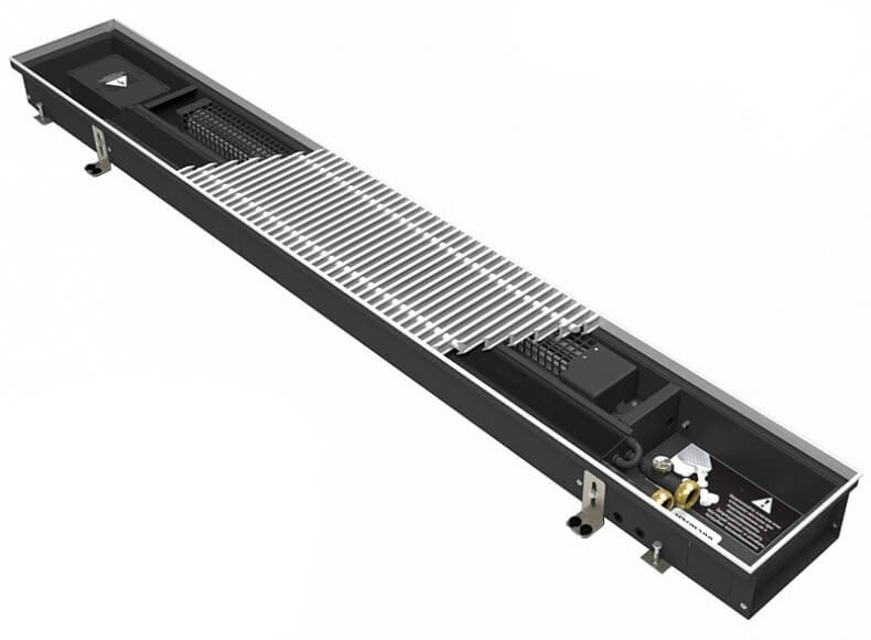 Varmann Qtherm ECO 225-90-1400 Внутрипольный конвектор с принудительной конвекцией
