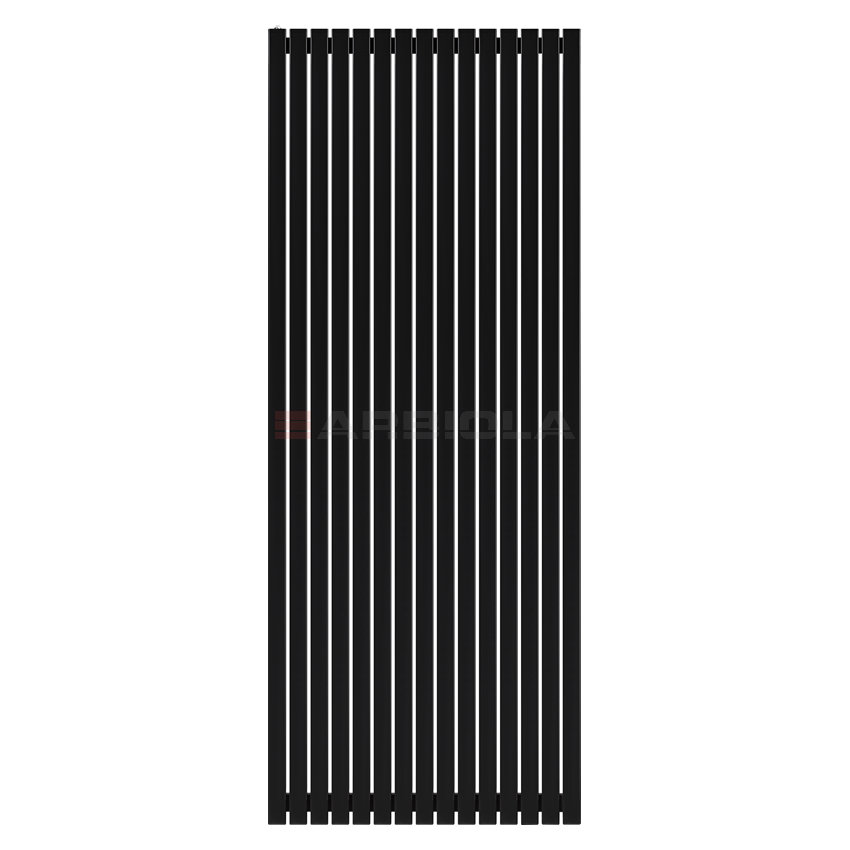 Arbiola Mono H 2500-60-15 секции черный вертикальный радиатор c боковым подключением