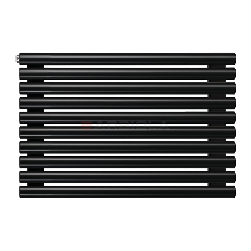 Arbiola Gorizont Iris H 1000-42-10 секции черный горизонтальный радиатор c боковым подключением Arbiola Gorizont Iris H 1000-42-10 секции черный горизонтальный радиатор c боковым подключением