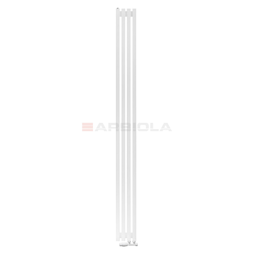 Arbiola Ritmo V 2500-40-04 секции белый вертикальный радиатор c нижним подключением Arbiola Ritmo V 2500-40-04 секции белый вертикальный радиатор c нижним подключением