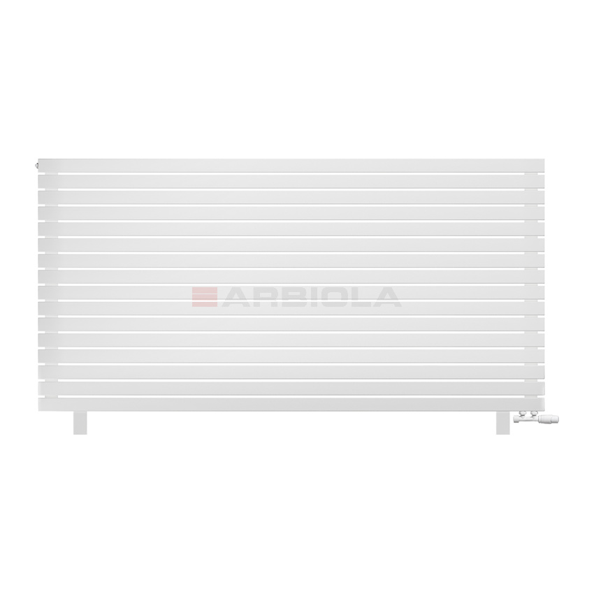 Arbiola Gorizont Liner VZ 2000-36-16 секции белый горизонтальный радиатор c нижним подключением с ножками Arbiola Gorizont Liner VZ 2000-36-16 секции белый горизонтальный радиатор c нижним подключением с ножками