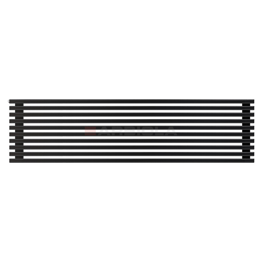 Arbiola Gorizont H 1750-63-10 секции черный горизонтальный радиатор c боковым подключением