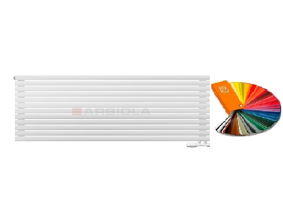 Arbiola Gorizont Iris V 1800-42-12 секции цветной горизонтальный радиатор c нижним подключением Arbiola Gorizont Iris V 1800-42-12 секции цветной горизонтальный радиатор c нижним подключением