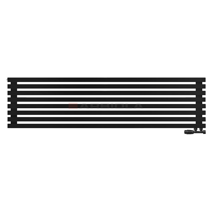 Arbiola Ritmo Gorizont V 2000-40-08 секций чёрный горизонтальный радиатор c нижним подключением