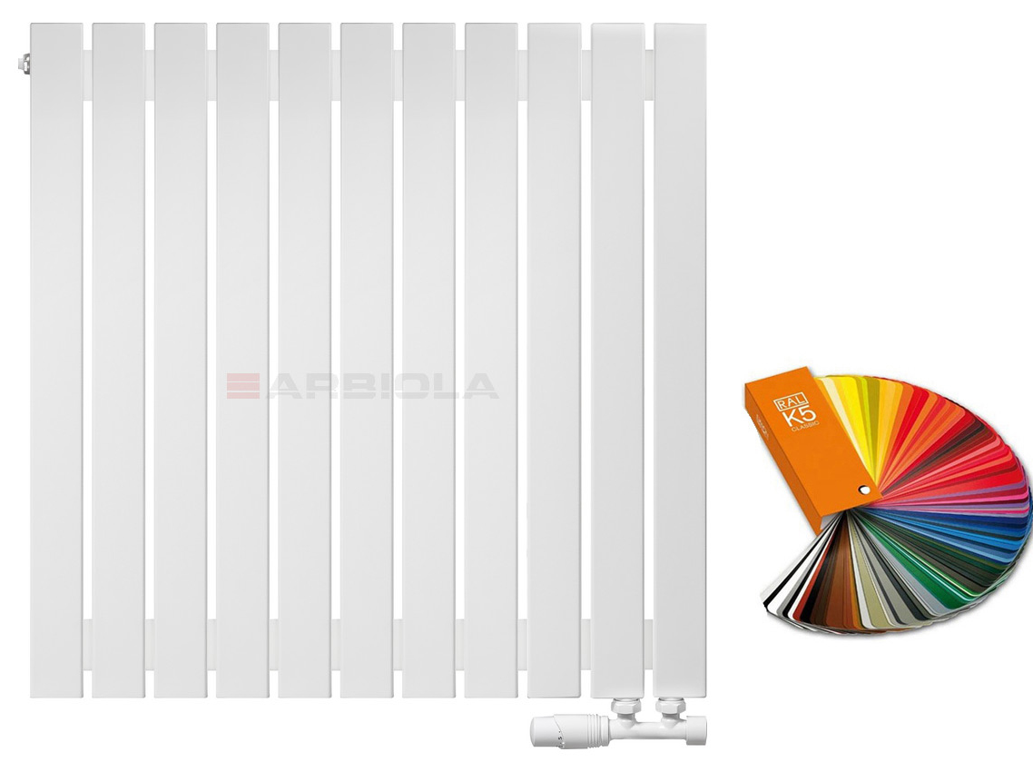 Arbiola Liner V 750-36-11 секции цветной вертикальный радиатор c нижним подключением Arbiola Liner V 750-36-11 секции цветной вертикальный радиатор c нижним подключением