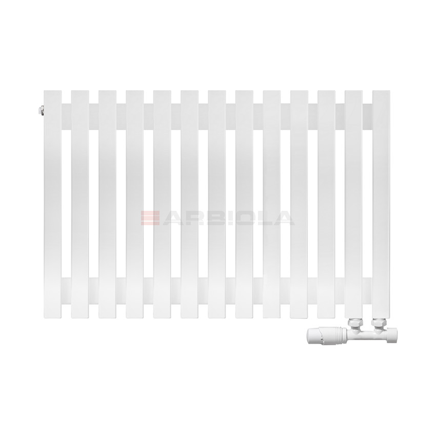 Arbiola Ritmo V 500-40-13 секции белый вертикальный радиатор c нижним подключением Arbiola Ritmo V 500-40-13 секции белый вертикальный радиатор c нижним подключением