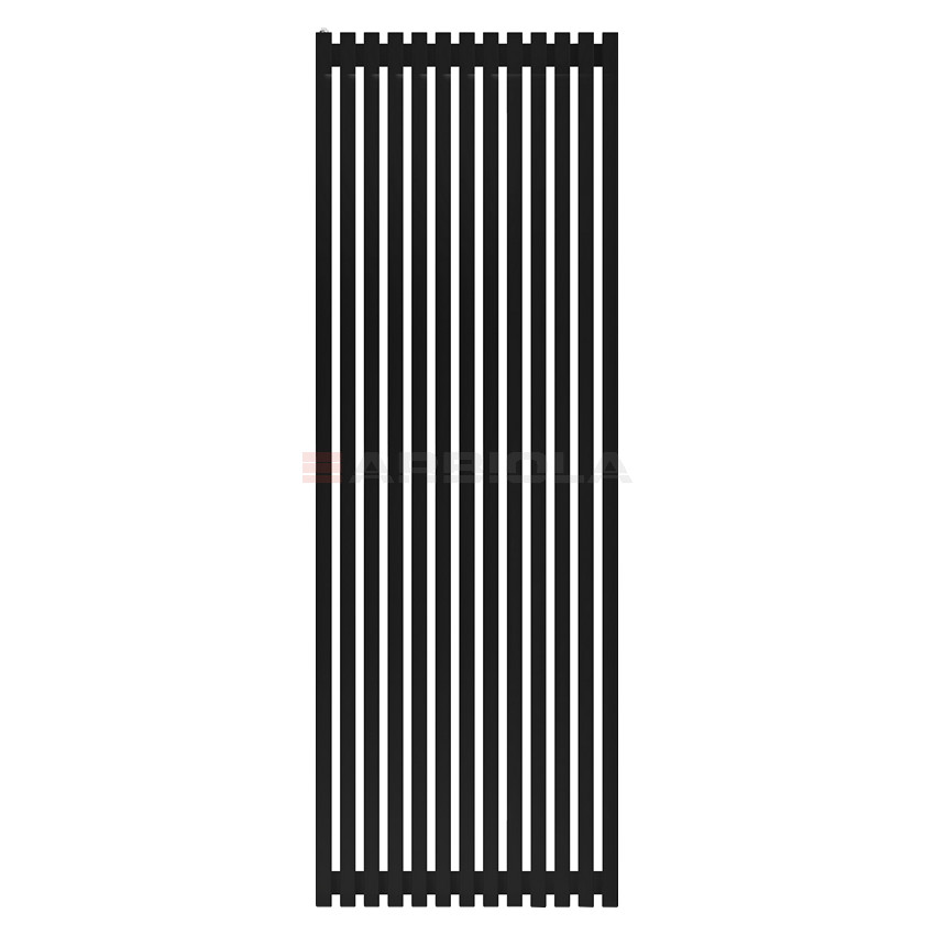 Arbiola Ritmo H 2200-40-13 секции черный вертикальный радиатор c боковым подключением Arbiola Ritmo H 2200-40-13 секции черный вертикальный радиатор c боковым подключением