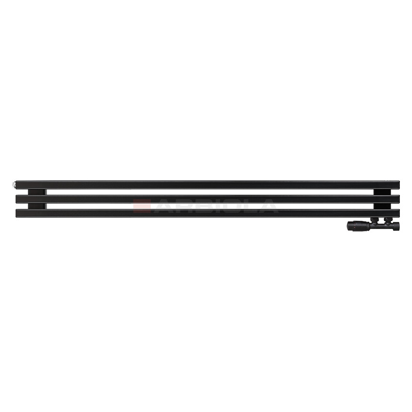 Arbiola Gorizont Compact V 1200-63-03 секции черный горизонтальный радиатор c нижним подключением
