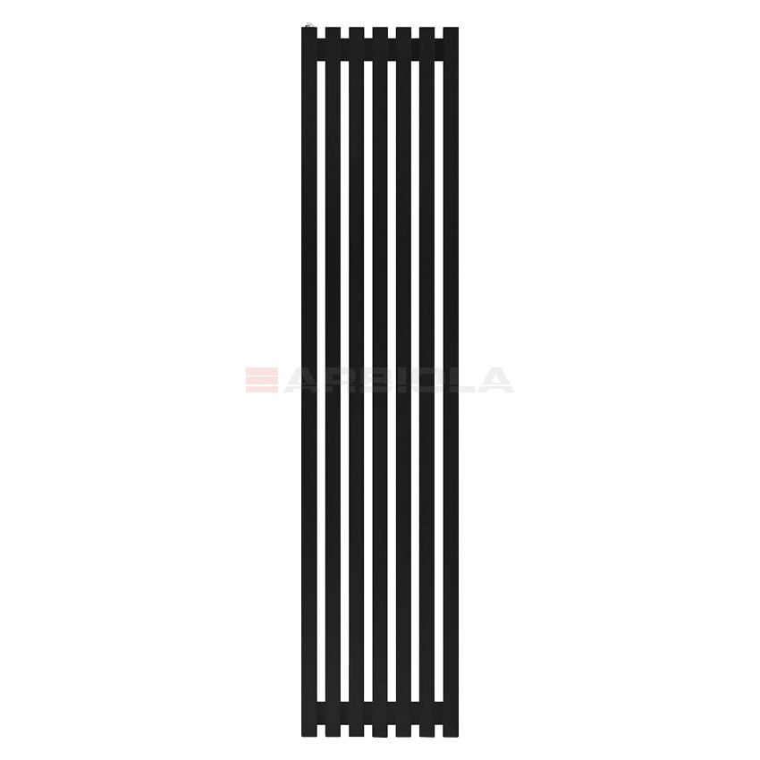  Arbiola Ritmo H 1800-40-07 секции черный вертикальный радиатор c боковым подключением