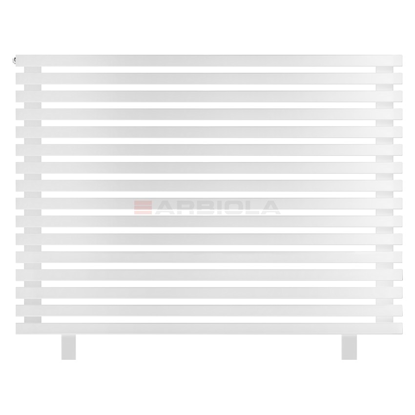 Arbiola Gorizont Ritmo HZ 1200-40-16 секций белый горизонтальный радиатор c боковым подключением (на ножках)