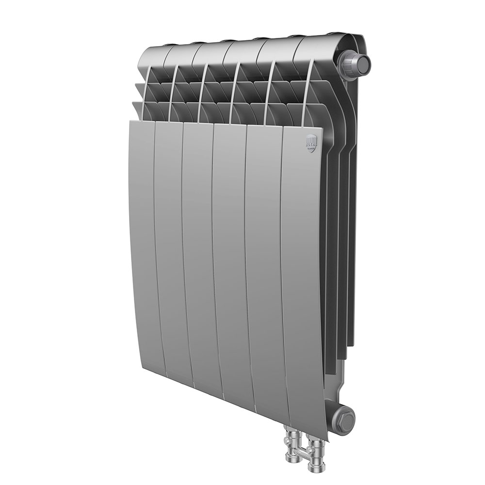 Royal Thermo Biliner 350 V Silver Satin /12 секции с нижним правым подключением