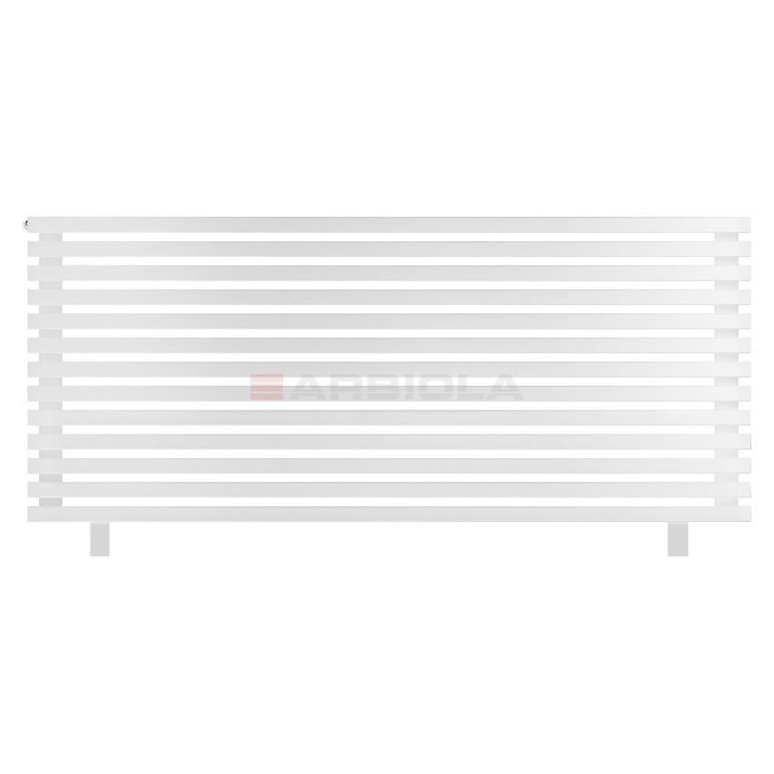 Arbiola Gorizont Ritmo HZ 2000-40-13 секций белый горизонтальный радиатор c боковым подключением (на ножках) Arbiola Gorizont Ritmo HZ 2000-40-13 секций белый горизонтальный радиатор c боковым подключением (на ножках)