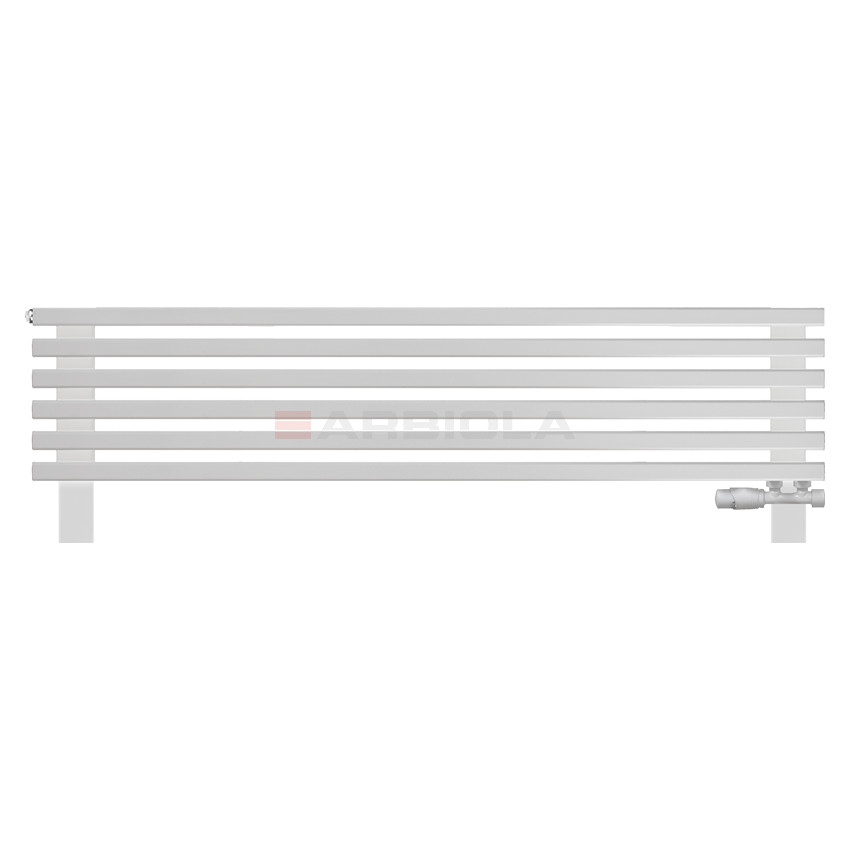 Arbiola Gorizont Compact VZ 1200-63-06 секции белый горизонтальный радиатор c нижним подключением с ножками Arbiola Gorizont Compact VZ 1200-63-06 секции белый горизонтальный радиатор c нижним подключением с ножками