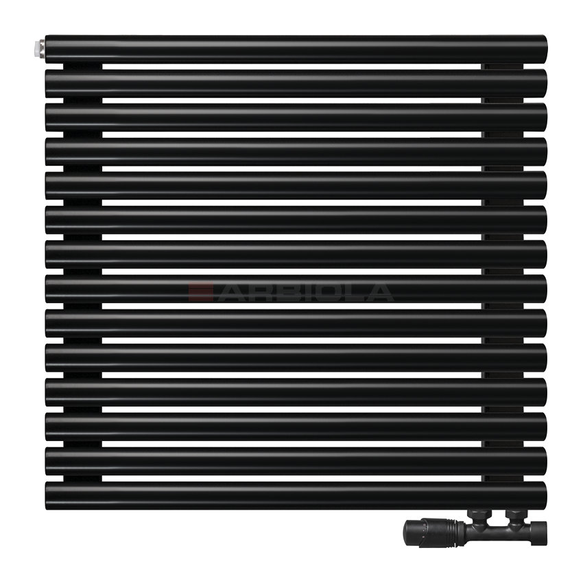 Arbiola Gorizont Iris V 1000-42-14 секции черный горизонтальный радиатор c нижним подключением Arbiola Gorizont Iris V 1000-42-14 секции черный горизонтальный радиатор c нижним подключением