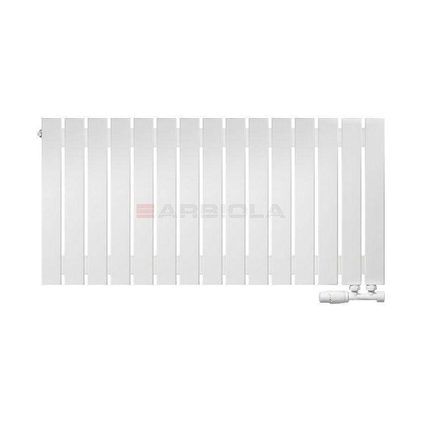 Arbiola Liner V 500-36-15 секции белый вертикальный радиатор c нижним подключением Arbiola Liner V 500-36-15 секции белый вертикальный радиатор c нижним подключением