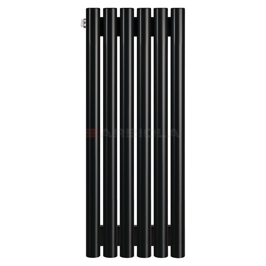Arbiola Iris 42 H 750-42-06 секции черный вертикальный радиатор c боковым подключением Arbiola Iris 42 H 750-42-06 секции черный вертикальный радиатор c боковым подключением