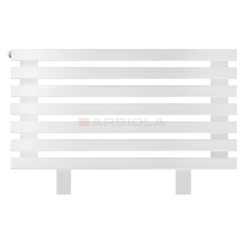Arbiola Gorizont Ritmo HZ 1000-40-07 секций белый горизонтальный радиатор c боковым подключением (на ножках)