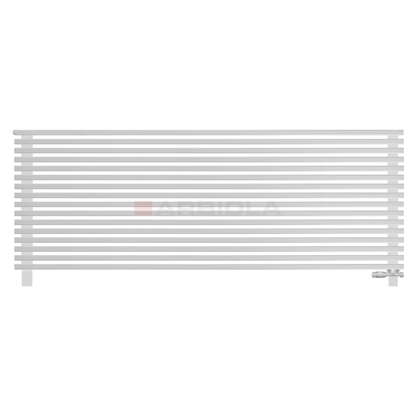 Arbiola Gorizont Compact VZ 2200-63-16 секции белый горизонтальный радиатор c нижним подключением с ножками Arbiola Gorizont Compact VZ 2200-63-16 секции белый горизонтальный радиатор c нижним подключением с ножками