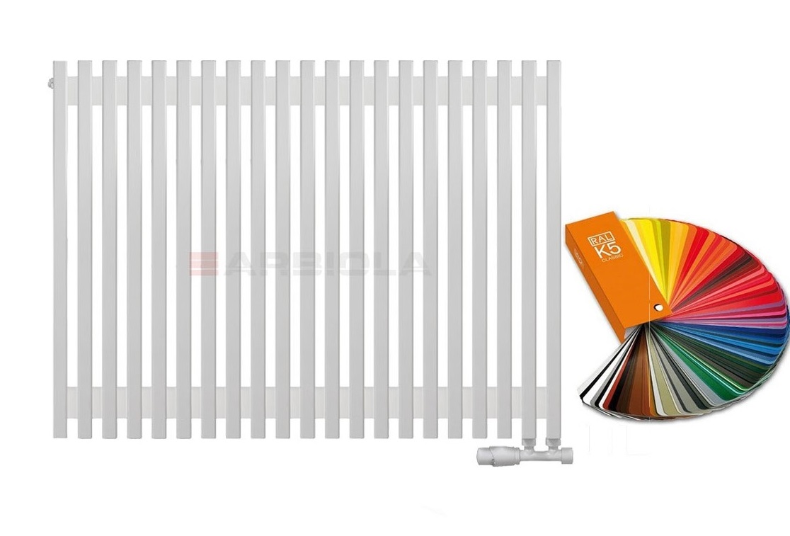 Arbiola Compact V 750-63-21 секции цветной вертикальный радиатор c нижним подключением Arbiola Compact V 750-63-21 секции цветной вертикальный радиатор c нижним подключением