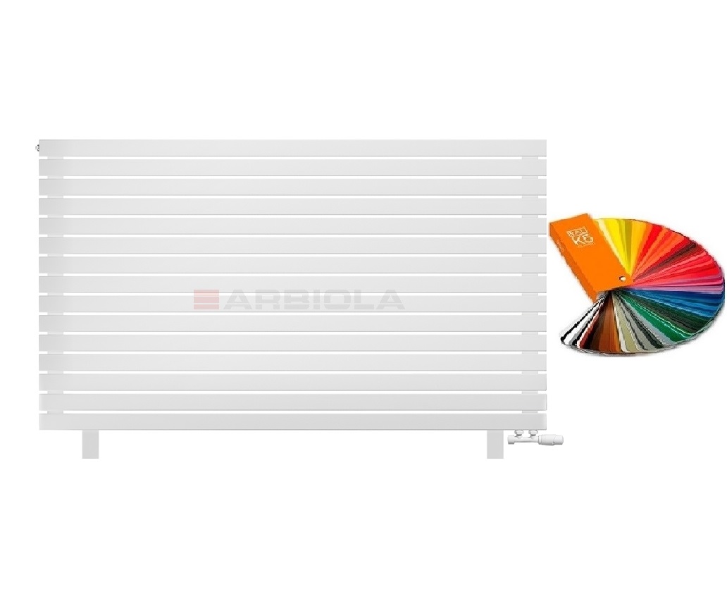 Arbiola Gorizont Liner VZ 1800-36-15 секции цветной горизонтальный радиатор c нижним подключением с ножками