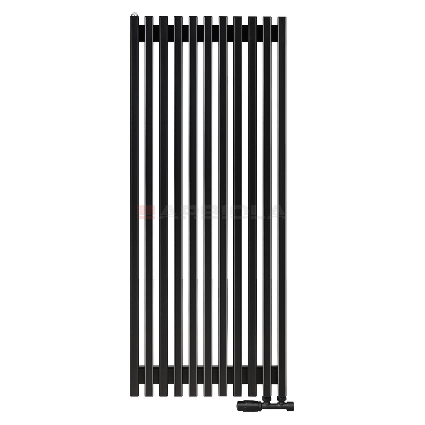 Arbiola Compact V 1250-63-11 секции черный вертикальный радиатор c нижним подключением