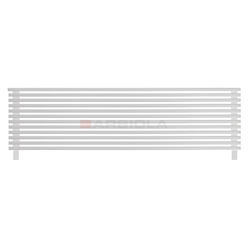 Arbiola Gorizont Compact HZ 2500-63-12 секции белый горизонтальный радиатор c боковым подключением с ножками