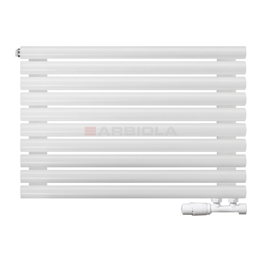 Arbiola Gorizont Iris V 1000-42-10 секции белый горизонтальный радиатор c нижним подключением Arbiola Gorizont Iris V 1000-42-10 секции белый горизонтальный радиатор c нижним подключением