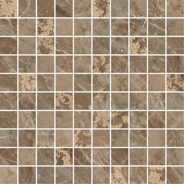 Versace Marble Mos.T100 Dec.Marrone 29,1x29,1 см Настенная плитка Versace Marble Mos.T100 Dec.Marrone 29,1x29,1 см Настенная плитка