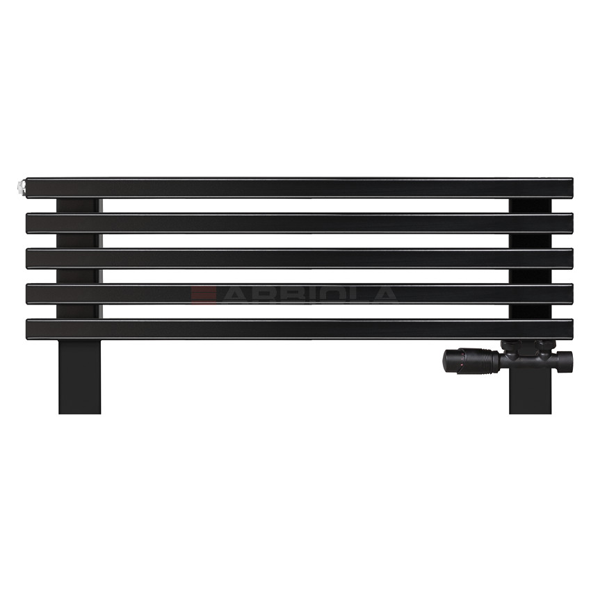 Arbiola Gorizont Compact VZ 1000-63-05 секции черный горизонтальный радиатор c нижним подключением с ножками Arbiola Gorizont Compact VZ 1000-63-05 секции черный горизонтальный радиатор c нижним подключением с ножками